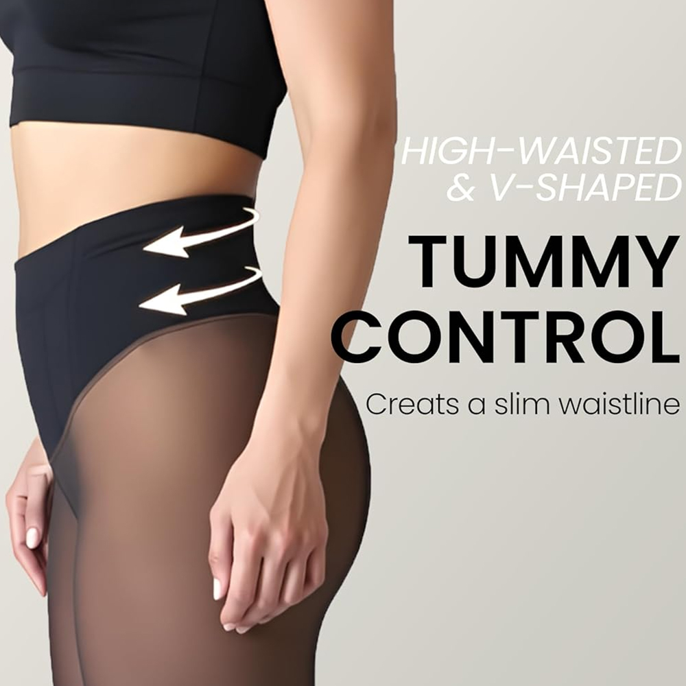 One Seam Fleece Lined Leggings - đánh giá và giá Tights Pantyhose Sheer