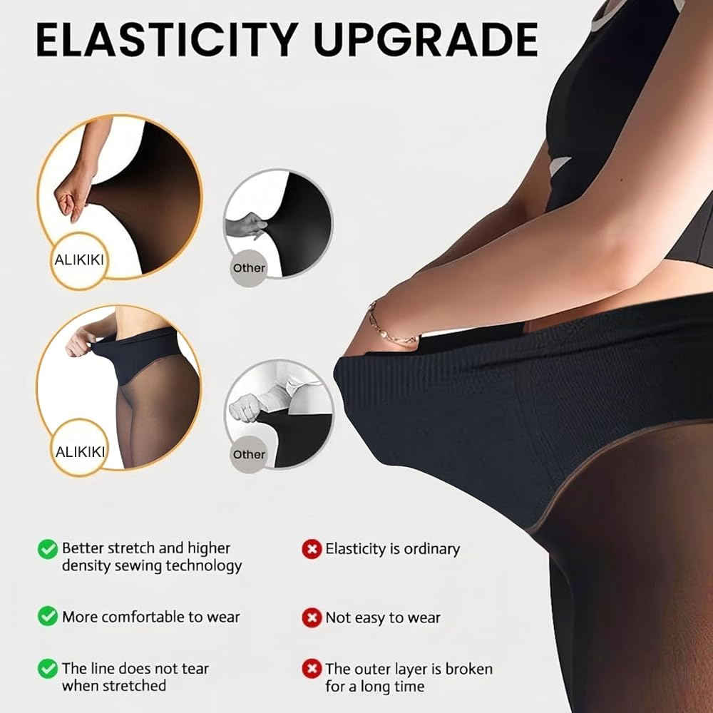 One Seam Fleece Lined Leggings - đánh giá và giá Tights Pantyhose Sheer