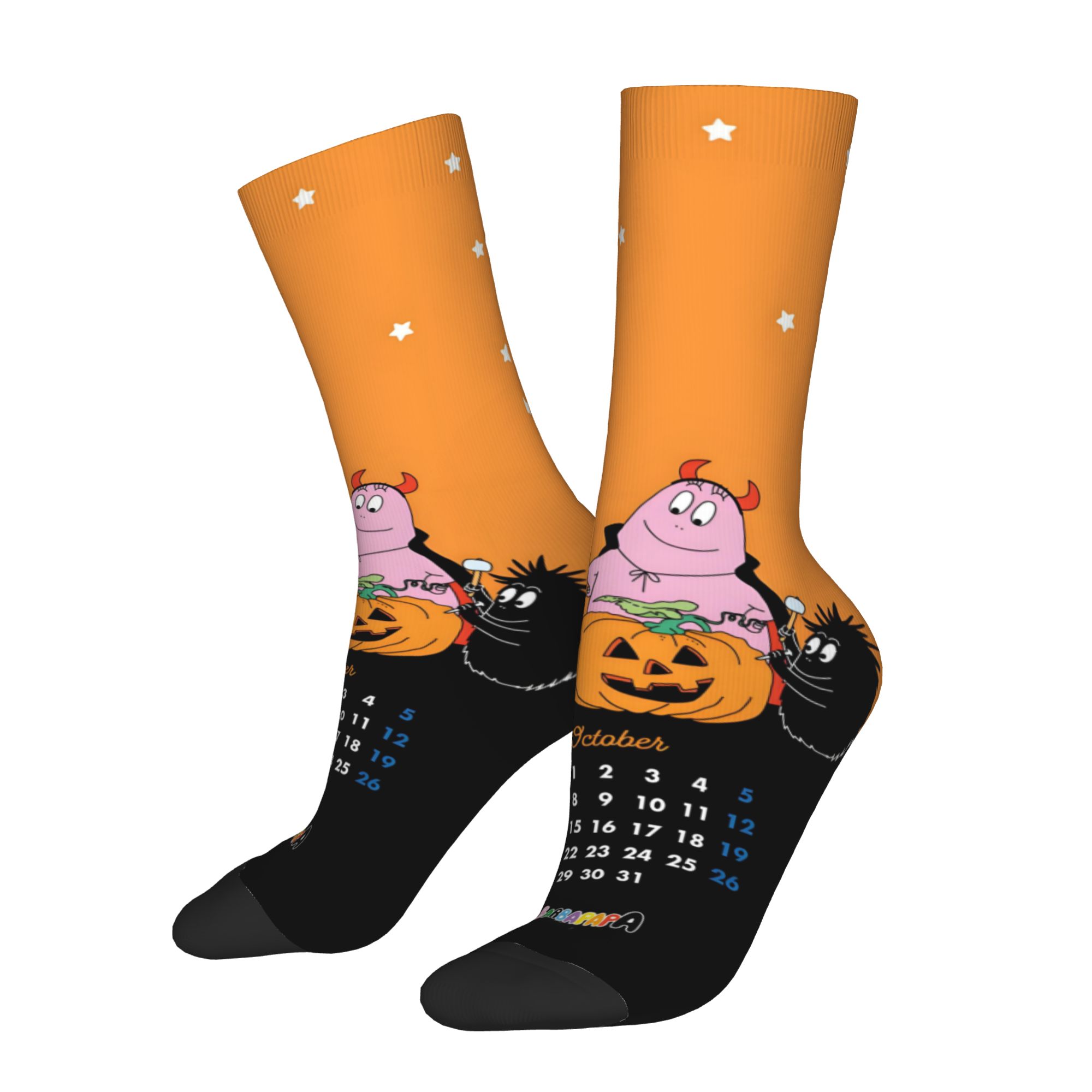 Custom Funny Cartoon Barbapapa - đánh giá và giá Dress Sock Men