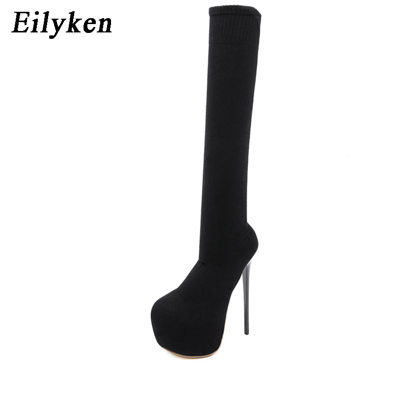 Eilyken 17CM Đế Gót Giày Người - đánh giá và giá Knee High Sock Women
