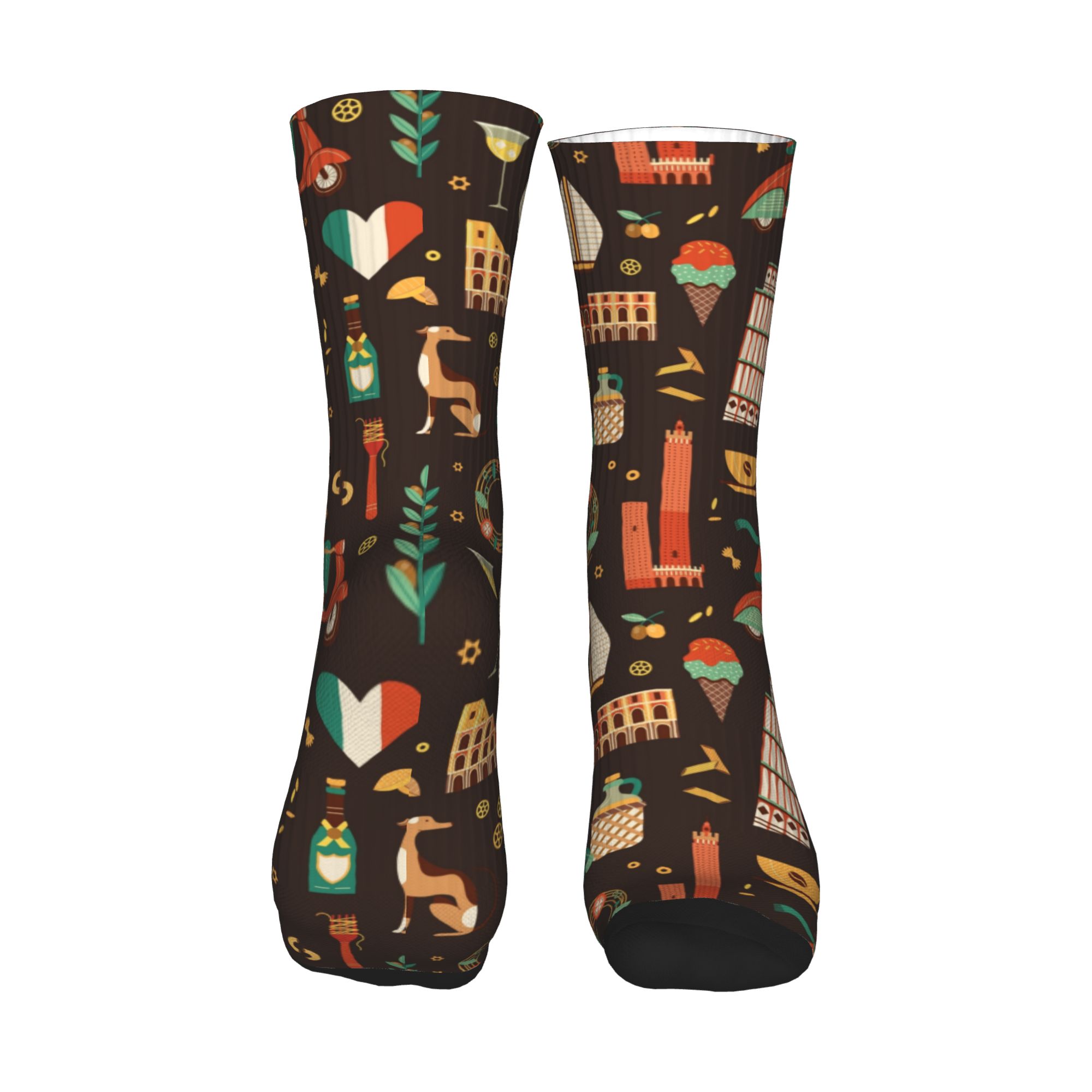 Italy Travel Italian Food Land - đánh giá và giá Dress Sock Men