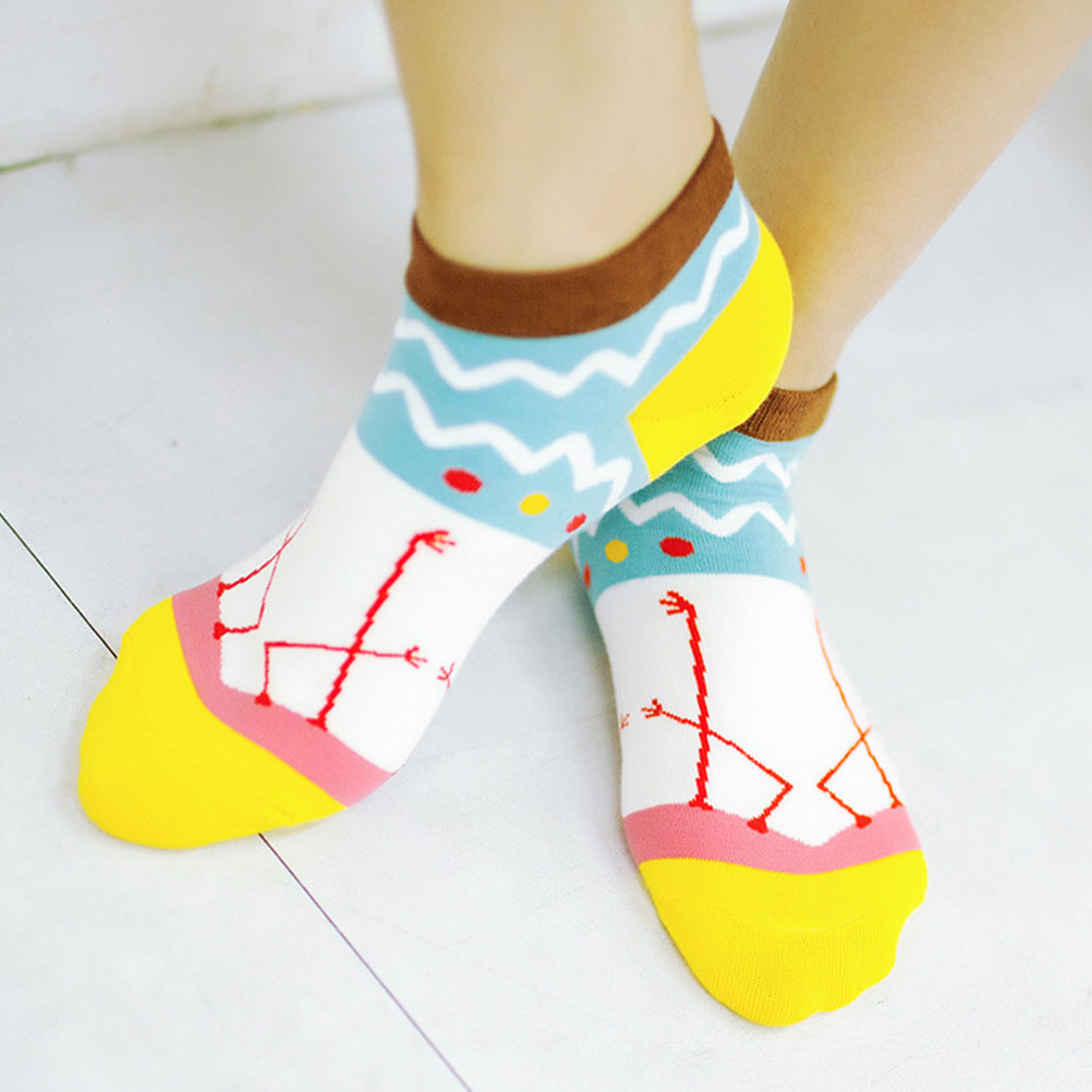 5Pcs Women Cotton Short Socks  - đánh giá và giá Invisibility Sock Loafer