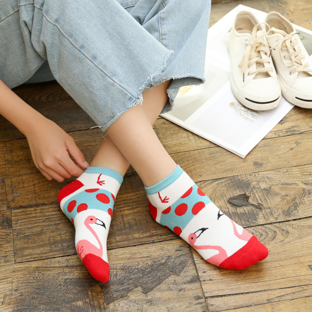 5Pcs Women Cotton Short Socks  - đánh giá và giá Invisibility Sock Loafer
