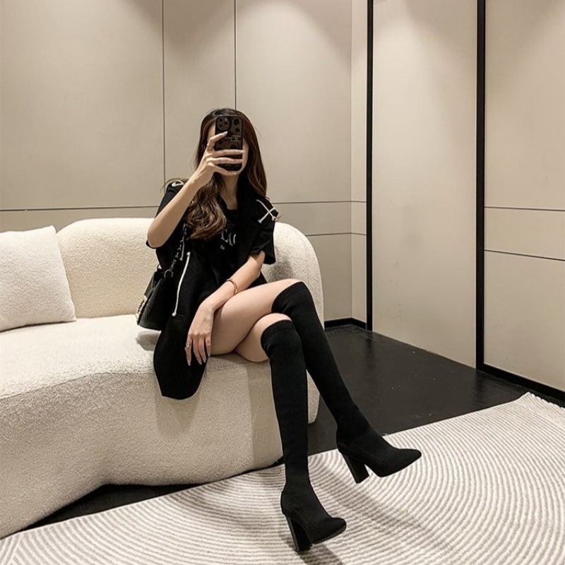 Women Over The Knee Boots Poin - đánh giá và giá Knee High Sock Women