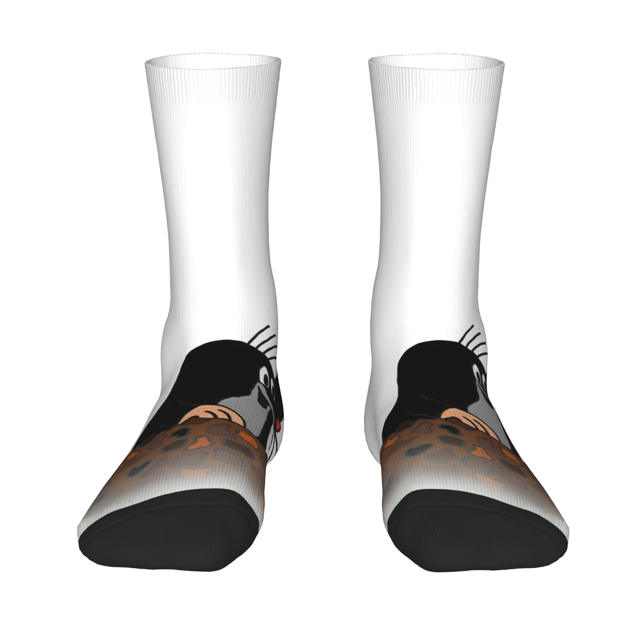 Custom Funny Cartoon Krtek Men - đánh giá và giá Dress Sock Men
