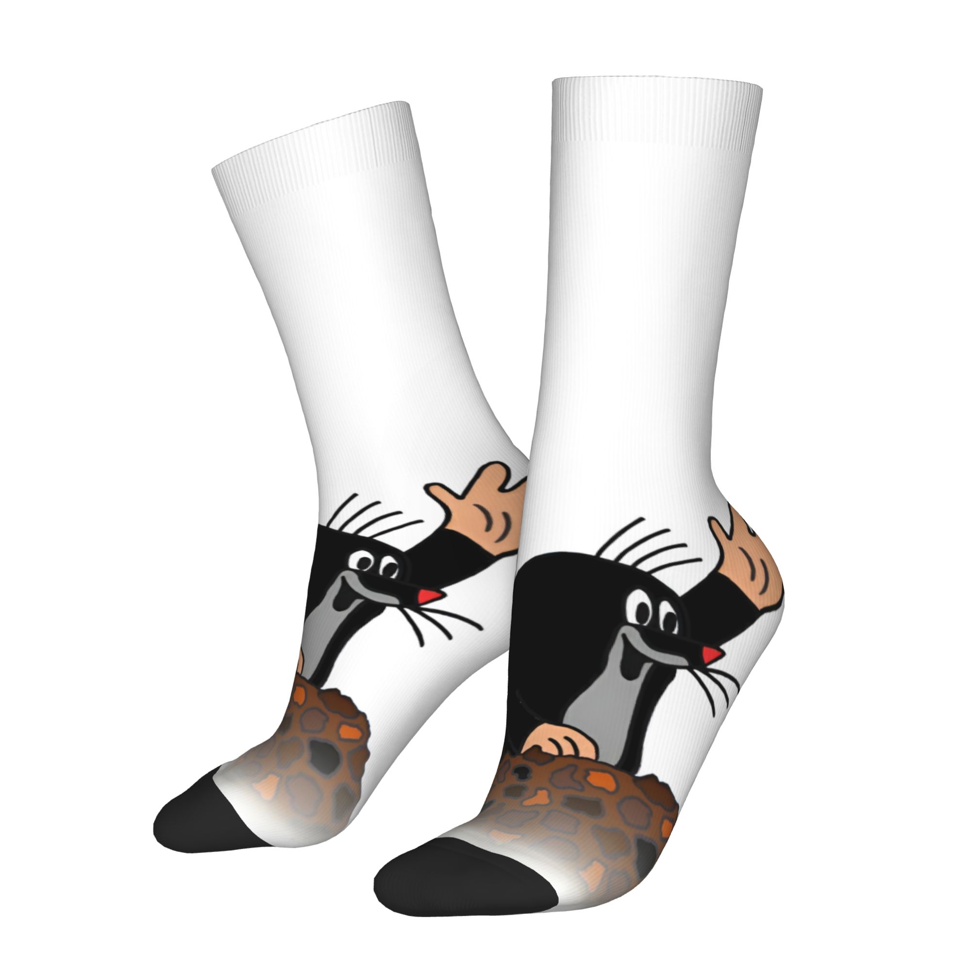 Custom Funny Cartoon Krtek Men - đánh giá và giá Dress Sock Men