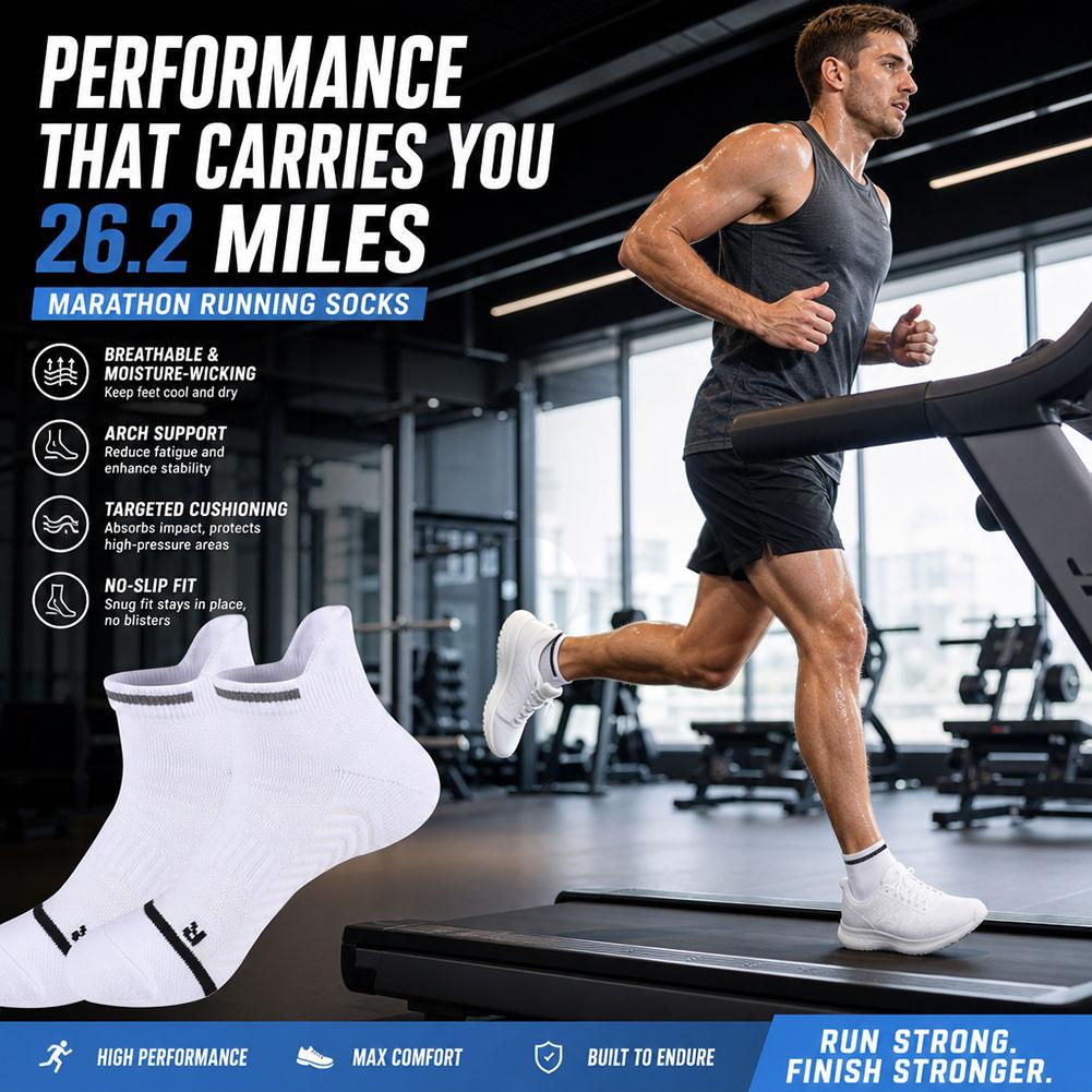 Professional Marathon Running  - đánh giá và giá Athletic Sock Cushion